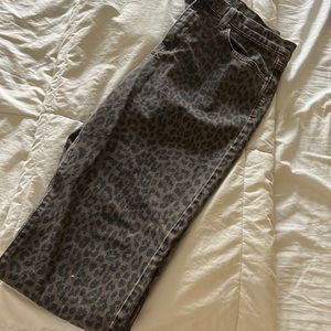 Pistols cheetah print denim